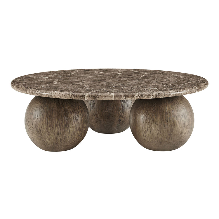 Pietra Indoor Outdoor Round Coffee Table - Default Title