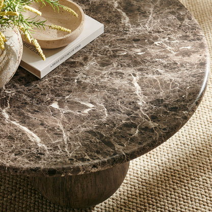 Pietra Indoor Outdoor Round Coffee Table - Default Title
