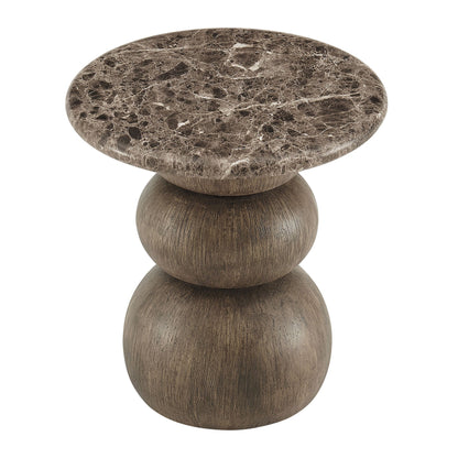 Pietra Indoor Outdoor Round Side Table - Default Title