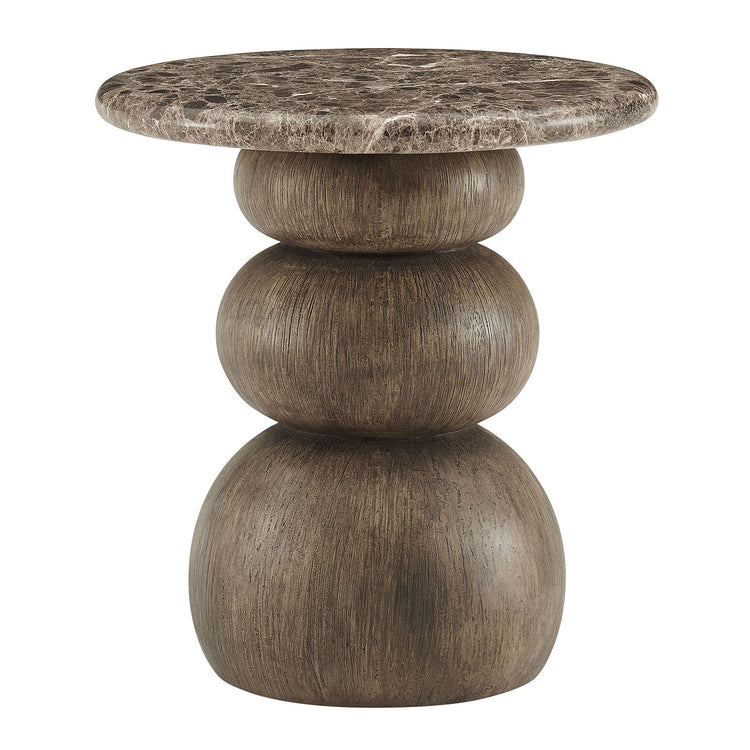 Pietra Indoor Outdoor Round Side Table - Default Title