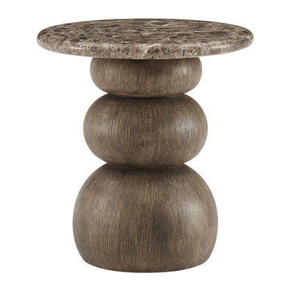 Pietra Indoor Outdoor Round Side Table - Default Title