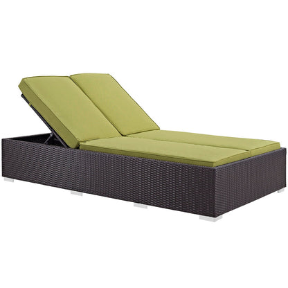 Evince Double Outdoor Patio Chaise - Default Title