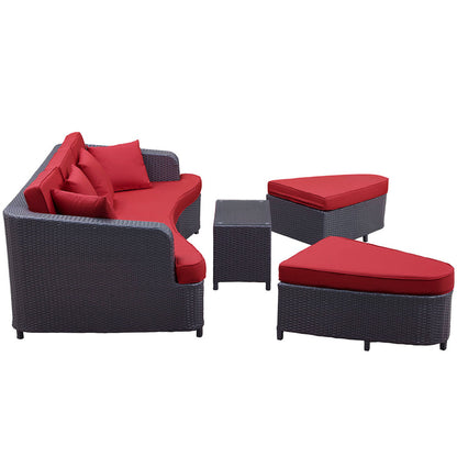 Monterey 4 Piece Outdoor Patio Sofa Set - Default Title