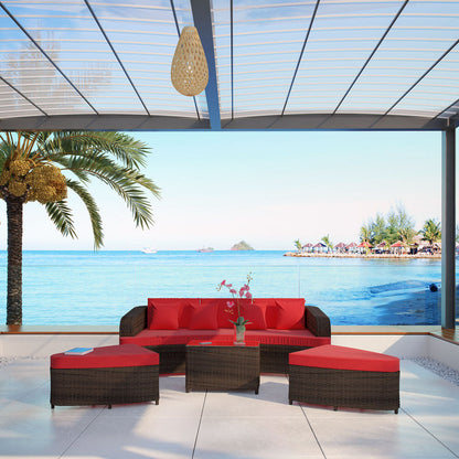 Monterey 4 Piece Outdoor Patio Sofa Set - Default Title