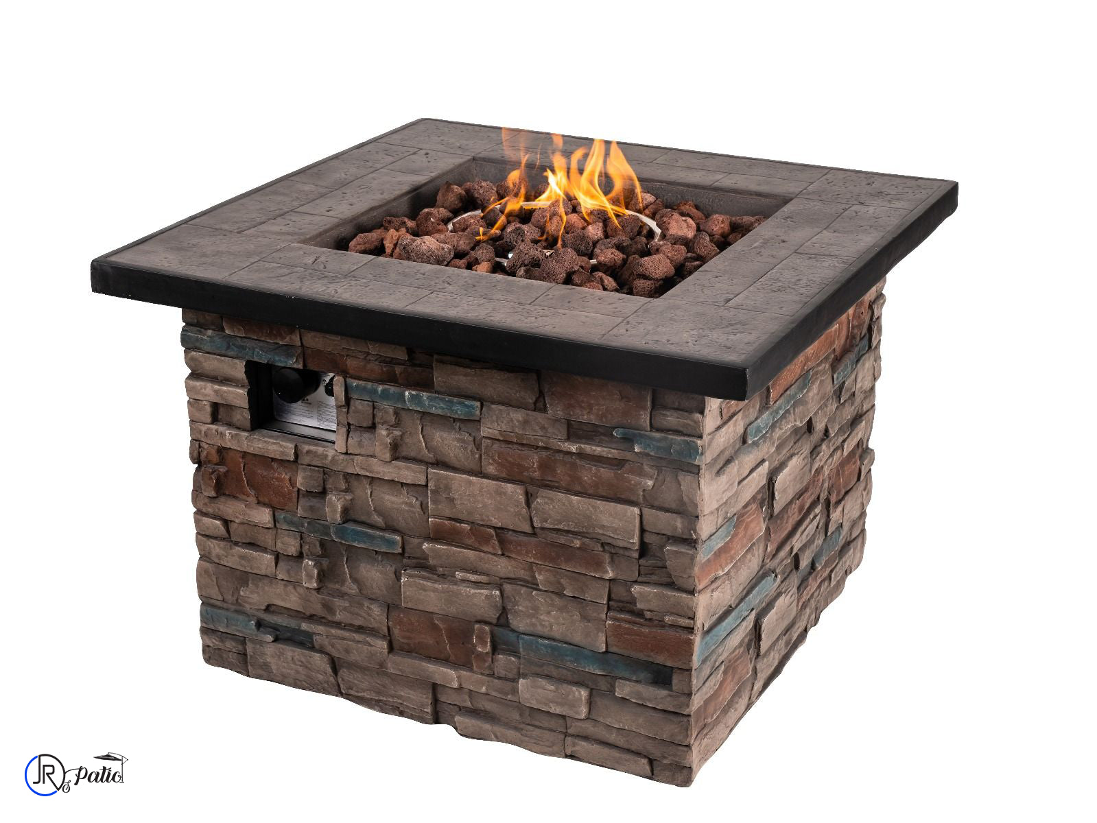 Jrs Patio Stone Outdoor Gas Fire Pit Table