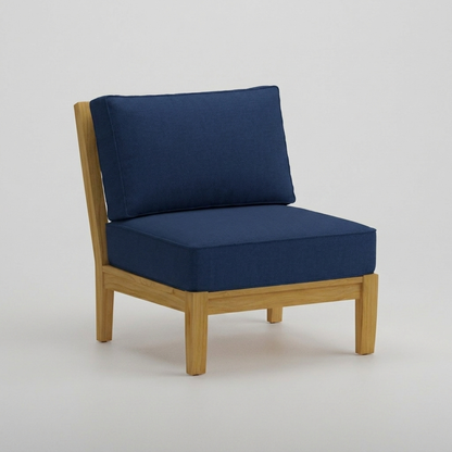 Mila Armless Sectional - Canvas Navy - Jrs Patio San Diego
