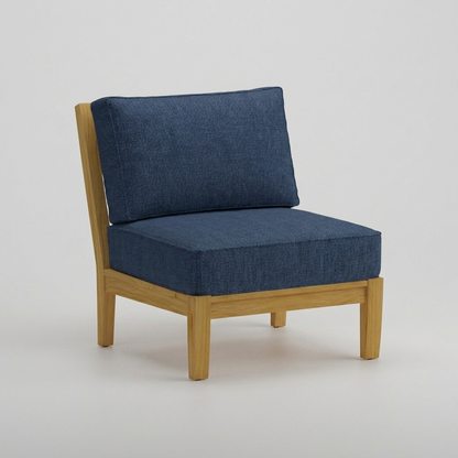 Mila Armless Sectional - Spectrum Indigo - Jrs Patio San Diego
