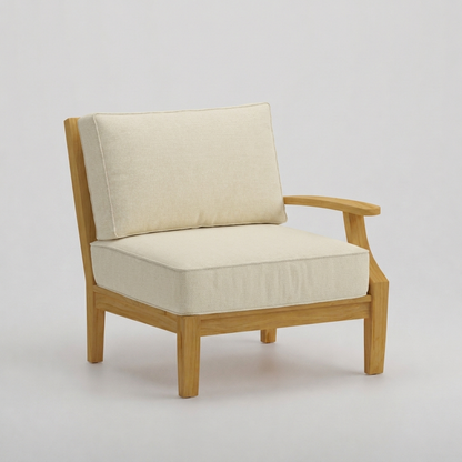 Mila Left-Arm Sectional - Canvas Canvas - Jrs Patio San Diego
