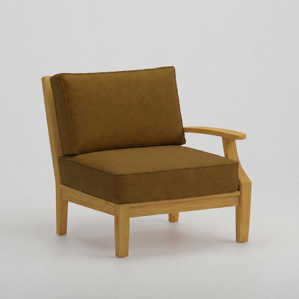 Mila Left-Arm Sectional - Canvas Teak - Jrs Patio San Diego