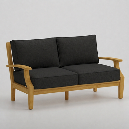 Mila Loveseat - Canvas Black - Jrs Patio San Diego