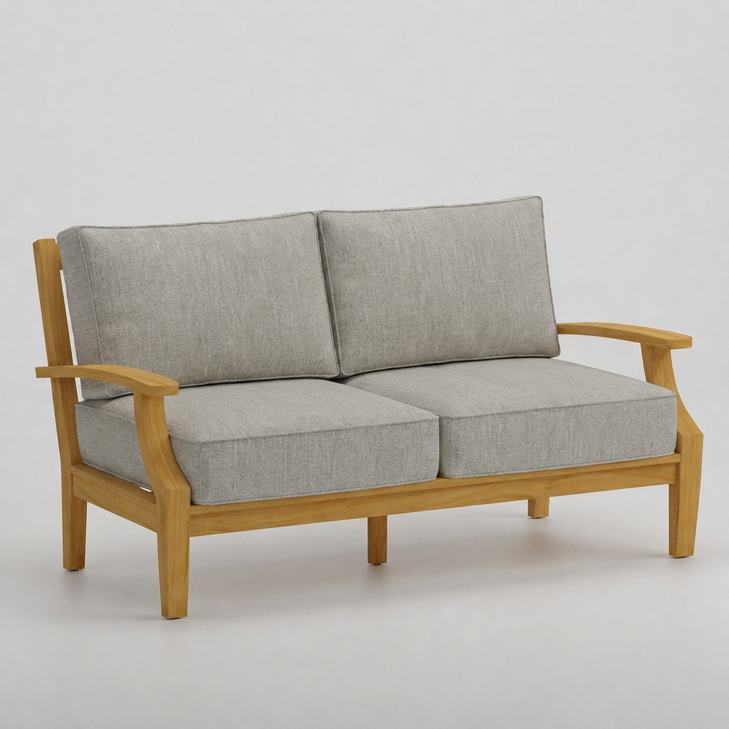 Mila Loveseat - Canvas Granite - Jrs Patio San Diego