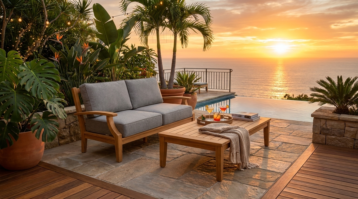 Mila Loveseat - Lifestyle - Jrs Patio San Diego