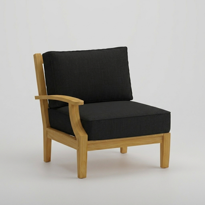 Mila Right-Arm Sectional - Canvas Black - Jrs Patio San Diego
