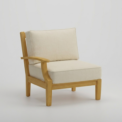 Mila Right-Arm Sectional - Canvas Canvas - Jrs Patio San Diego