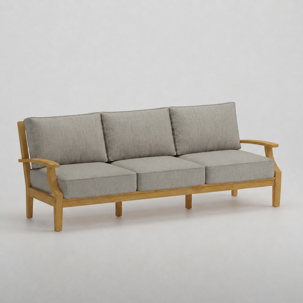 Mila Sofa - Canvas Granite - Jrs Patio San Diego