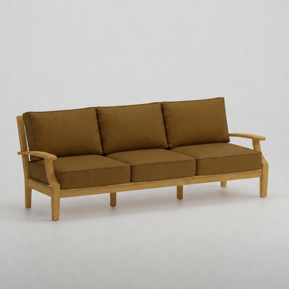 Mila Sofa - Canvas Teak - Jrs Patio San Diego
