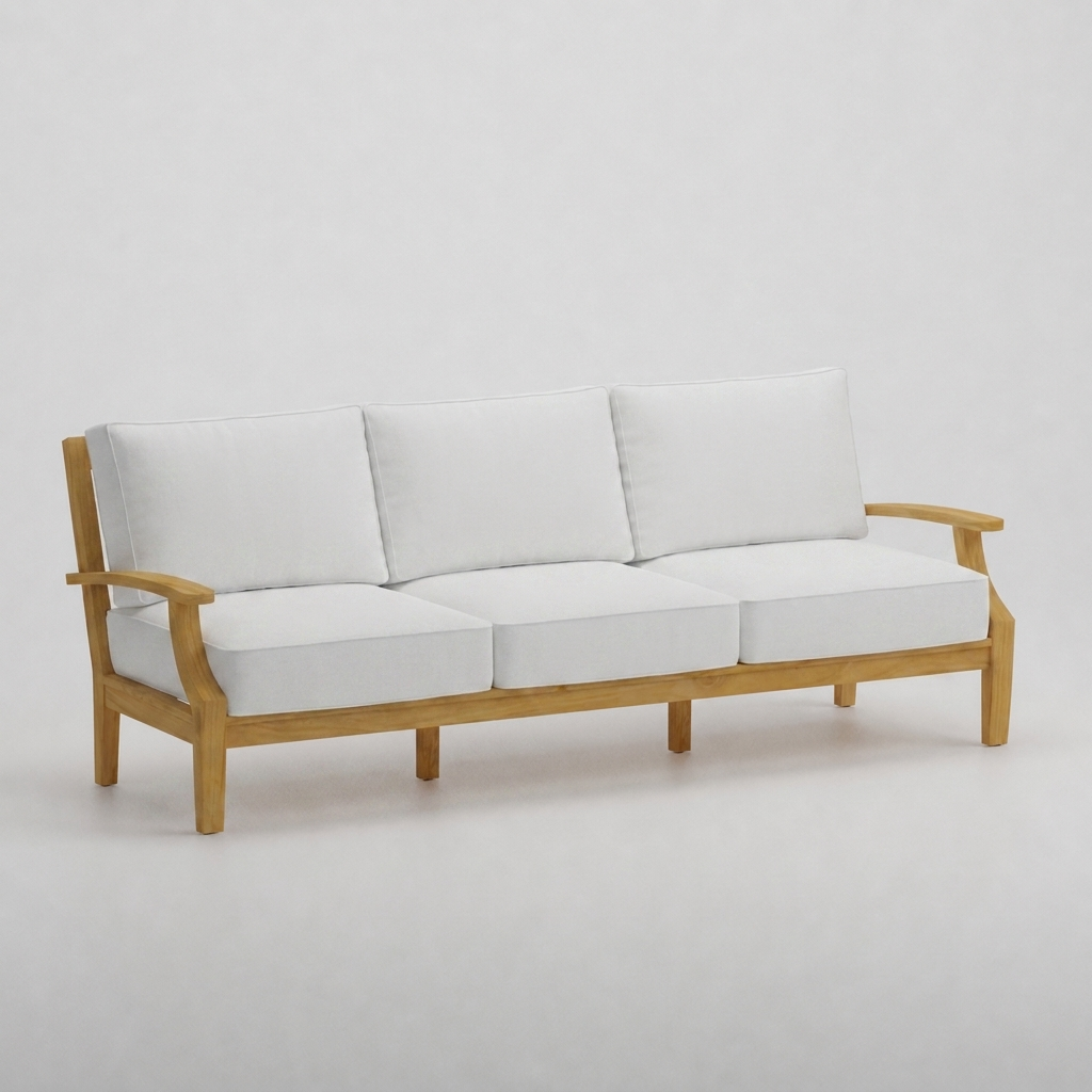 Mila Sofa - Olefin White - Jrs Patio San Diego