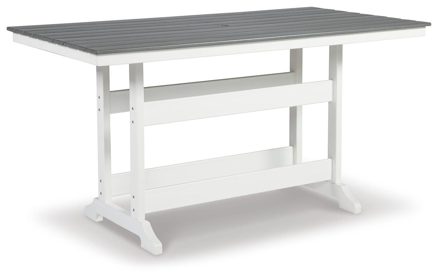 Transville RECT COUNTER TABLE W/UMB OPT