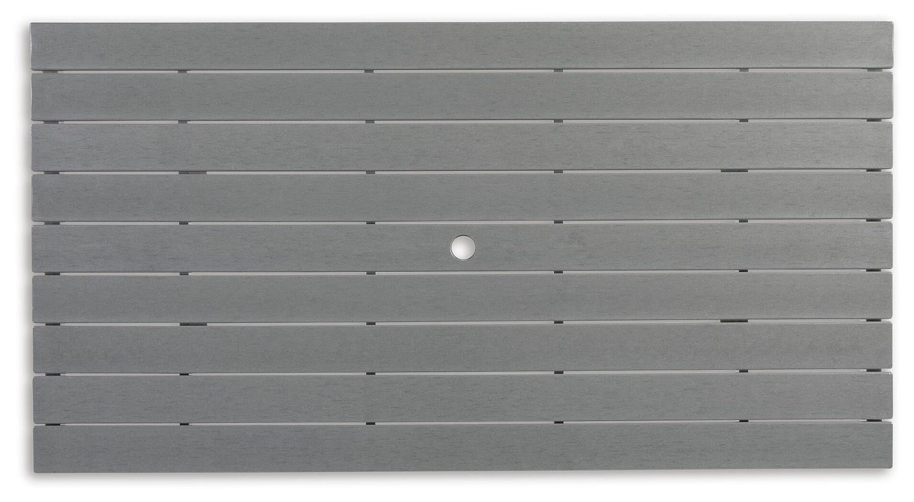 Transville RECT COUNTER TABLE W/UMB OPT