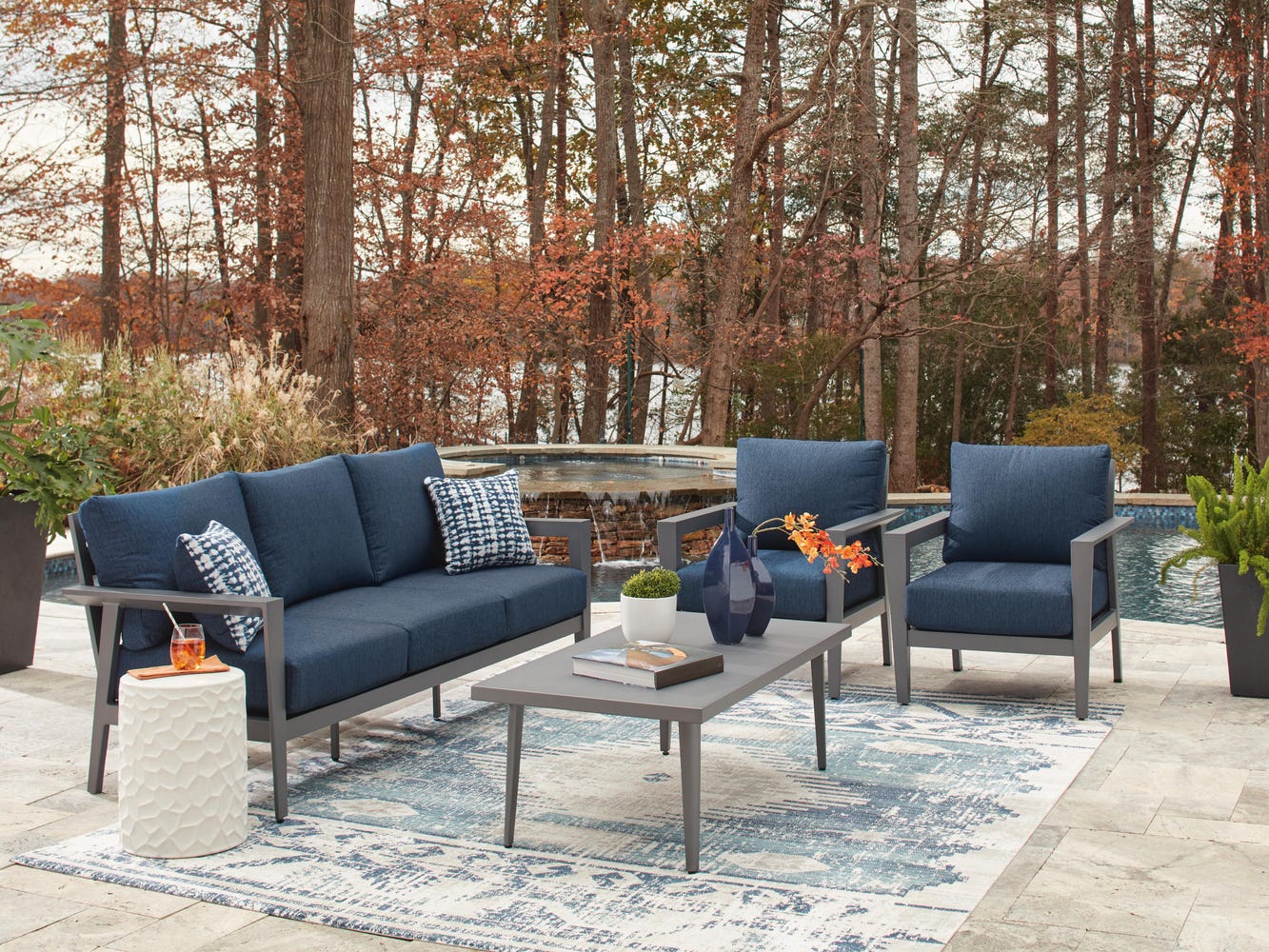 Gali Sofa/Chairs/Table Set (4/CN)