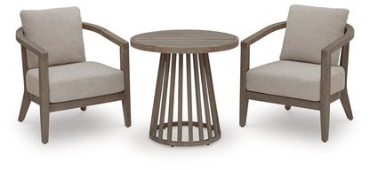Joy Lagoon Chairs w/CUSH/Table Set (3/CN)