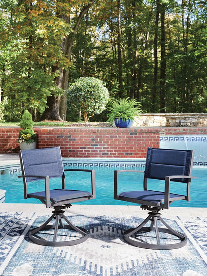 Rocky Creek Sling Swivel Chair (2/CN)