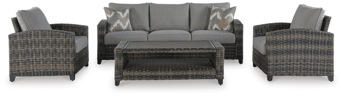 Oasis Court Sofa/Chairs/Table Set (4/CN)