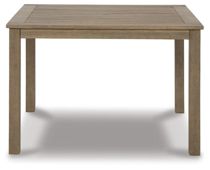 Aria Plains Square Dining Table w/UMB OPT