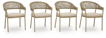 Orchard Beach Arm Chair With Cushion (4/CN)