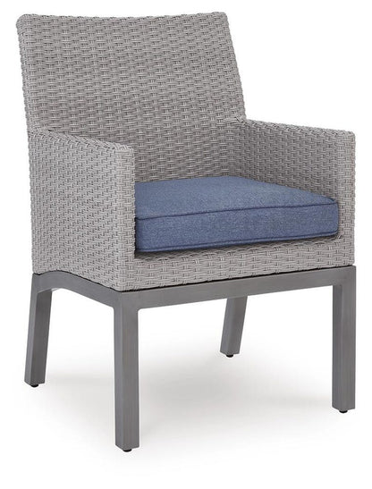 Half Moon Beach Arm Chair With Cushion (2/CN)
