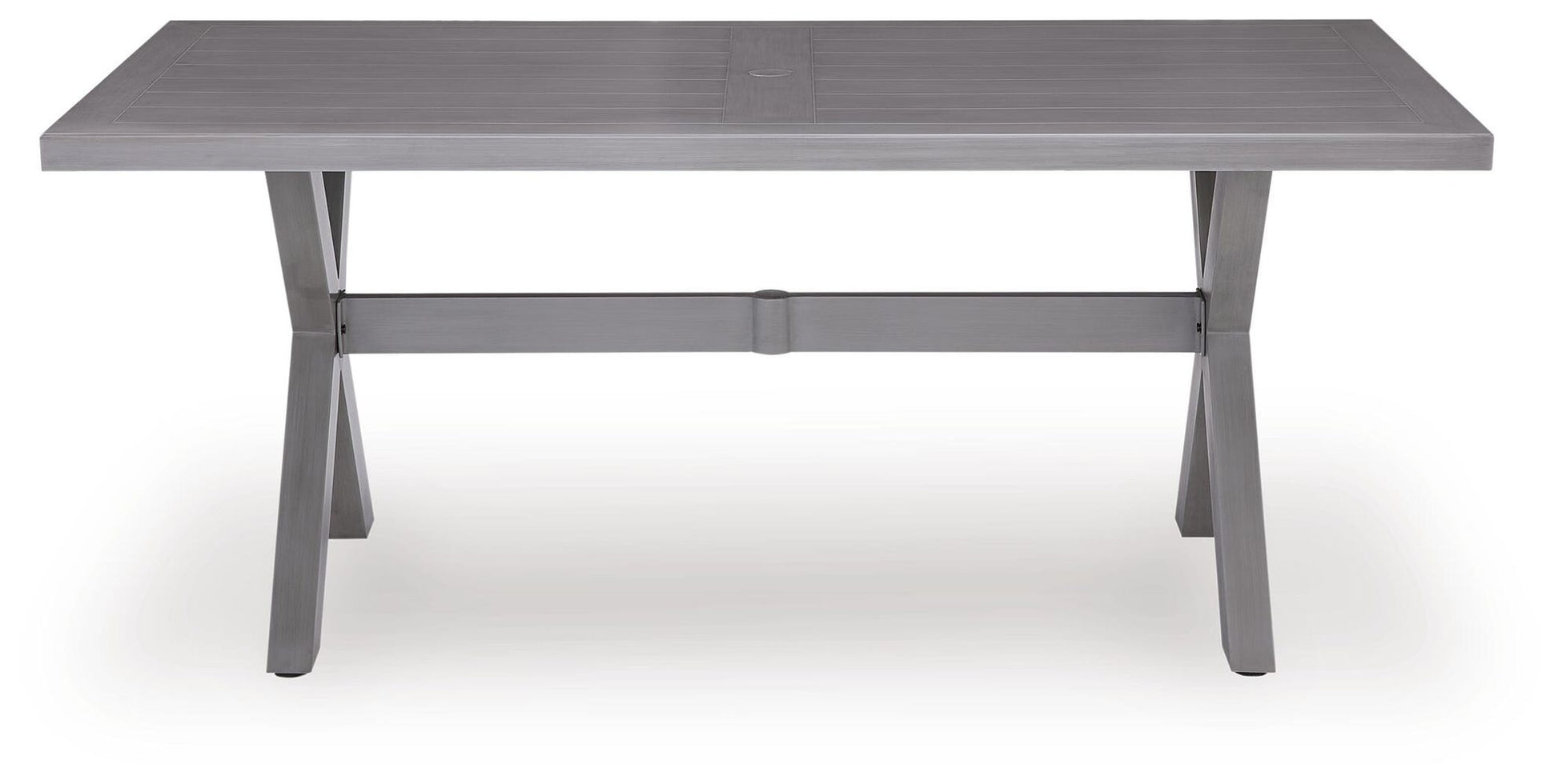 Half Moon Beach RECT Dining Table w/UMB OPT