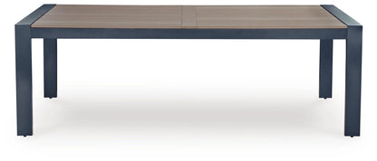 East Beach RECT Dining Table w/UMB OPT
