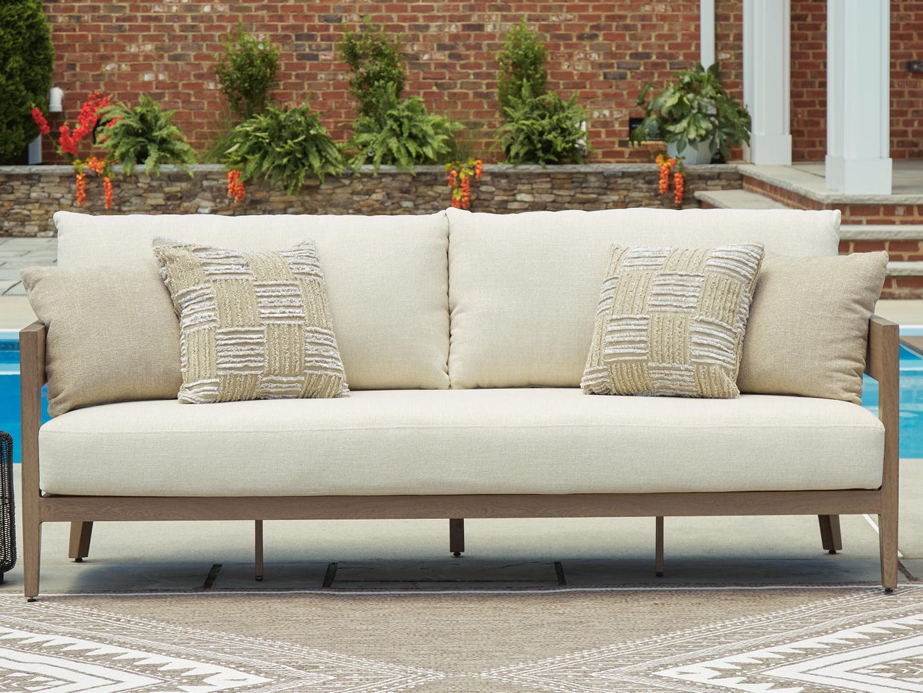Serene Bay Sofa with Cushion