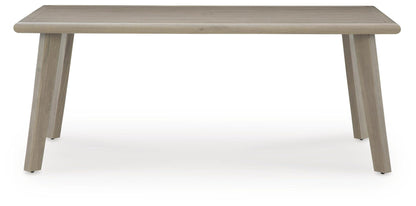 Cliff Trails RECT Dining Table w/UMB OPT