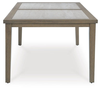 Rainier Ranch RECT Dining Table w/UMB OPT