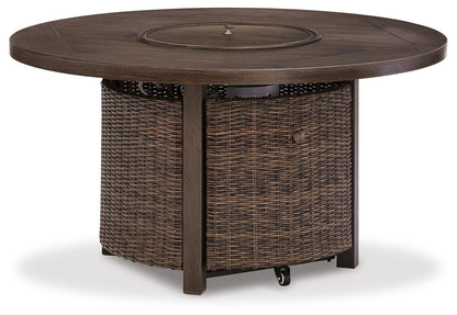 Paradise Trail Round Fire Pit Table