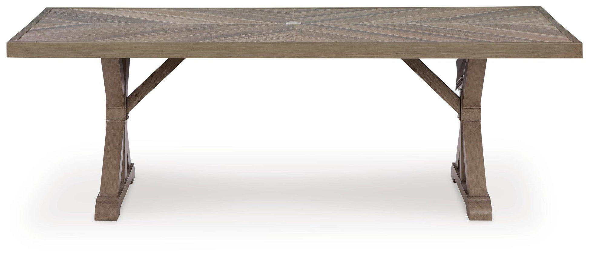 Laguna Heights RECT Dining Table w/UMB OPT