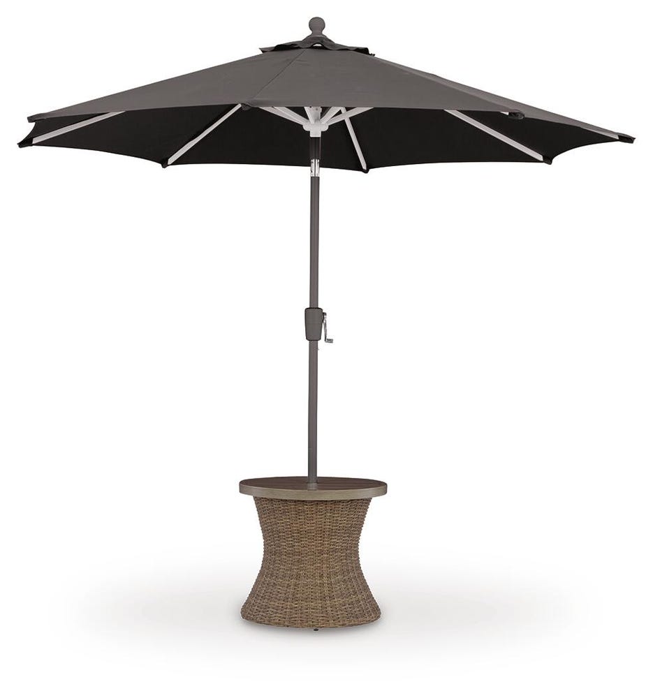 Laguna Heights Round End Table w/UMB OPT