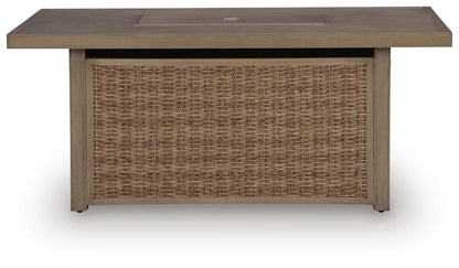 Laguna Heights Rectangular Fire Pit Table