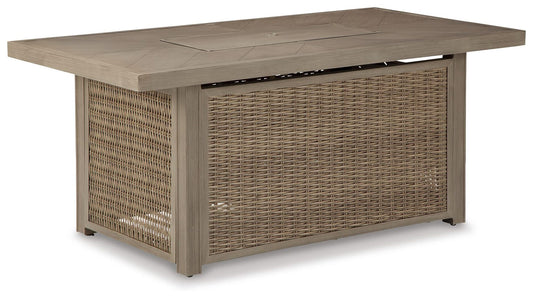 Beachcroft Rectangular Fire Pit Table