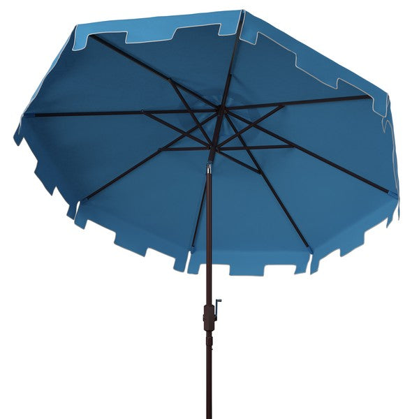 Uv Resistant Zimmerman 9 Ft Crank Market Push Button Tilt Umbrella With Flap