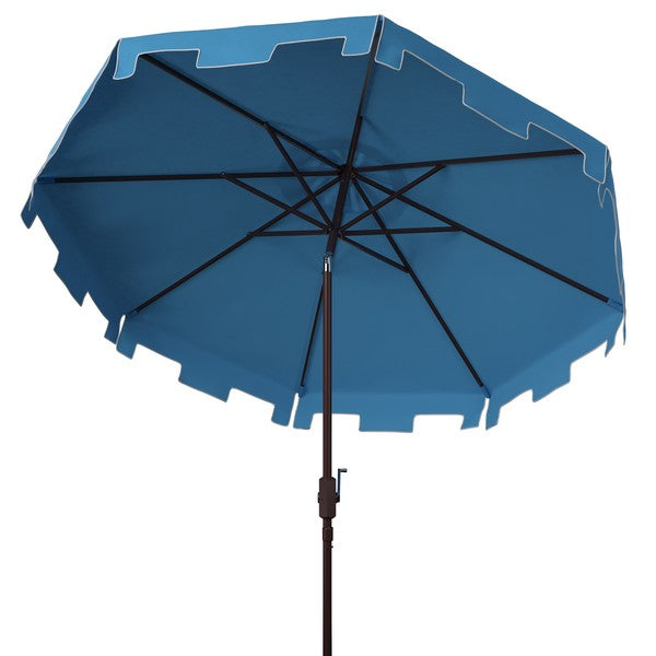 Uv Resistant Zimmerman 9 Ft Crank Market Push Button Tilt Umbrella With Flap