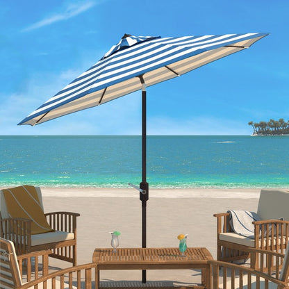 Uv Resistant Iris Fashion Line 9ft Auto Tilt Umbrella