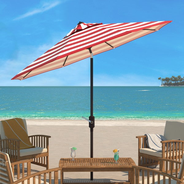 Uv Resistant Iris Fashion Line 9ft Auto Tilt Umbrella