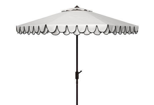 Elegant Valance 9ft Auto Tilt Umbrella