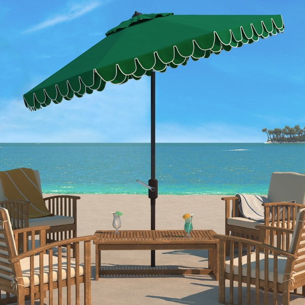 Elegant Valance 9ft Auto Tilt Umbrella