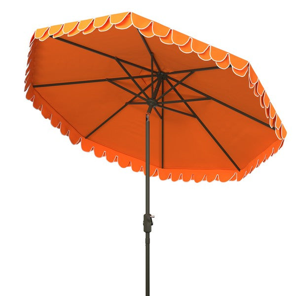 Elegant Valance 9ft Auto Tilt Umbrella