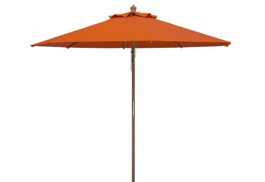 Cannes 9ft Wooden Outdoor Umbrella