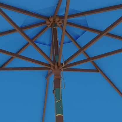 Cannes 9ft Wooden Outdoor Umbrella