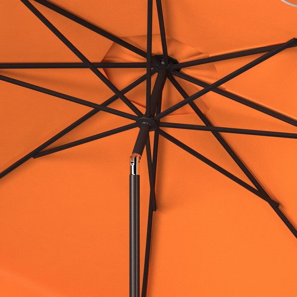 Venice Single Scallop 9ft Crank Outdoor Push Button Tilt Umbrella